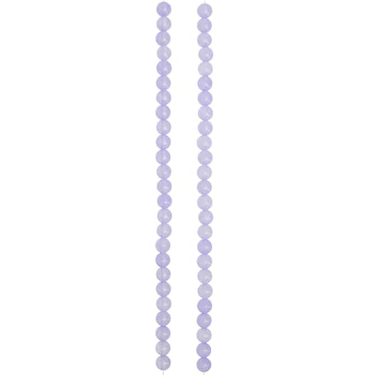 Amethyst Dyed Quartzite Beads, 6mm by Bead Landing™